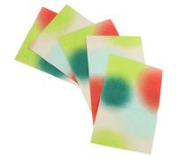 DECHOUS 5 Sheets 58x40cm Rainbow Gradient Textured Wrapping Paper for Flower Bouquets Floral Paper Wrap for Packaging in Cherry Cold Tea Color