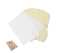 DECHOUS 50 Sets -Part Carbonless Copy Paper Pads A4 Size White and Yellow Sheets for Slips and Account Books, Consistent Results and Instant Record Duplication