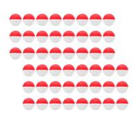 DECHOUS 50Pcs 75Mm Traditional Red and White Fillable Empty Balls for Vending Machines, Multi-Function Plastic Packaging Balls for Party and Christmas Decorations