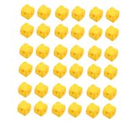 DECHOUS 50pcs Cheese Beads: Imitation Food Charms Cute Cheese Shaped Spacer Beads for DIY Necklace Bracelet Earrings Jewelry Making Keychain Decor