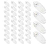 DECHOUS 50pcs Clip Plastic Snap Hair Clip Base for DIY Handmade Craft Project Unfinished Hair Part for Women Bow Barrette Making