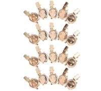 DECHOUS 50pcs Handmade Duckbill Clips Brooch Pins for Crafting Brooch Making Base Setting Metal Clasp Accessory for DIY Projects Tray Base for Organizing