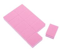 DECHOUS 50Pcs Pink Mini Nail Buffer Blocks Sponge Nail Files for Manicure Art Polishing and Smoothing Natural and False DIY Salon Tools