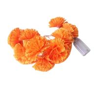 DECHOUS 5M LED Marigold Garland String Lights, 10-Bulb Battery-Operated Halloween Decoration for Indoor and Outdoor, Day of The Dead Floral Light Garland for Party and Wall Decor