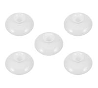 DECHOUS 5Pcs Ceramic Teapot Lids Replacement Teacup Covers Teaware Lids Ceramics White Teacup Lid
