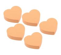 DECHOUS 5pcs Heart-shaped Car Antenna Topper Set Orange Lightweight Eva Material Universal Fit Vehicle Exterior Decoration for Suv, Truck, Sedan, Wedding Car Roof Accessories
