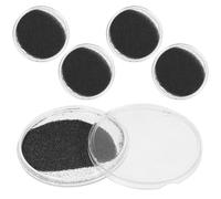 DECHOUS 5Pcs Iron Powder Box for Teaching Magnetic Field Demonstration, Non-Magnetic Iron Filings for School Science Experiments and Physics Education Kits