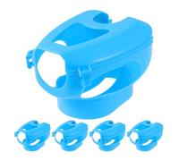 DECHOUS 5pcs Pigeon Holder Plastic Bird Feeding Holder Lightweight Secure Handling Comfortable Feeder Bracket Accessory for Veterinary Inspections inside The Pigeon Coop