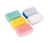 DECHOUS 5Pcs Touch Brush Tactile Sense Trainers Soft Bathing Sponges for Sensory Development Body Massager Brushes in Colors Portable Quick-Dry for Home and Travel