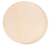 DECHOUS 5pcs Unfinished Round Wooden Slices DIY Blank Wood Chips Set Natural Wood Planks for Crafting Party Decorative Supplies and Door Sign Hanging
