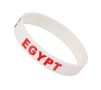 DECHOUS 6 Pcs Silicone Wristband Bracelets Country Flags, Comfortable One Size Fits Most Country Wrist Bands for Football Party Decor and International Matches