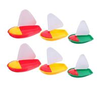 DECHOUS 6pcs Beach Boat Set Fun Outdoor Sailing for Swimming Pool Play Random Color Engaging Playthings for Boys for Bath and Beach Parties Random Color