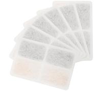 DECHOUS 6pcs Cat Fountain Replacement Filters with Natural Coconut Shell Activated Carbon for Pet Water Fountains Easy to Install and Filtration Compatible with Various Cat and Dog Water