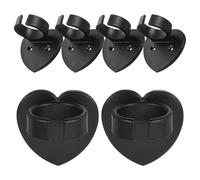 DECHOUS 6pcs Microphone Hook Microphone Wall Holder with Multi-functional Design Prevent Cable Entanglement Clean Appearance Simple and Generous Style for Live Sound and Stage