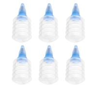 DECHOUS 6pcs Reusable Icing Bottles with Fine Tip for Precise Control, Lightweight Plastic Piping Bottles for Baking and Drizzle Sauces, Suitable for Professional Chefs and Home Bakers