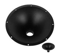 DECHOUS 8 Inch round Screw on Speaker Horn Tweeter with Internal Thread Car Horn Adapter, Abs Material for Audio Transmission and Stable Installation, for Indoor and Stage Use