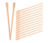 DECHOUS 800pcs Hair Removal Wax Stick Reusable Wooden Wax Sticks for Eyebrow Nose Eyebrow Lip