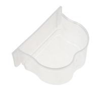 DECHOUS 8pcs Plastic Bird Feeder Cups Bird Cage Food Dish and Water Bowl Hanging Feeding Cups for Cockatiel Conure Parakeet for Small Care