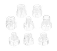 DECHOUS 8Pcs Water Oxygen Facial Machine Replacement Tips Head, Mini Bubble Cleaning Nozzle Accessories for Oxygen Beauty Device, Suitable for Skin Care and Anti-Aging Treatments