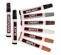 DECHOUS 8pcs Wood Furniture Markers Touch-up Repair Pens with Strong Coverage and Plastic Material, Multi-use Scratch Repair Kit for Furniture and Wood Floors