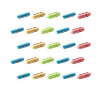 DECHOUS 99pcs Colorful Message Pills Bottle with Paper Capsules for Graduation Time , Lovely Innovative Valentine’s Kit Featuring Little Letters of Love