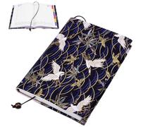 DECHOUS A5 Book Cover Sleeve Fabric Book Cover Protector Washable Book Dust Cover A5 Book Sleeve for Paperback Notebook Diary