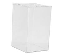 DECHOUS Acrylic Betta Fish Tank Mini Desktop Aquarium Small Cube Fish Tank Stylish and Chic Design Not Easy to Deform for Desktop Decor Or Party Use