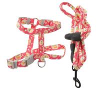 DECHOUS Adjustable Cat Harness and Leash Set for Kitten, Escape Proof and Very Lightweight with Flexible Cloth Design, outside Walks and Walking Downtown