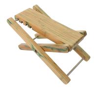DECHOUS Adjustable Wooden Guitar Footstool Folding Footrest for Classical and Acoustic Guitars Portable Musician Footrest Practice and Performance