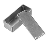 DECHOUS Aluminum Project Box with Screw Closure, Guitar Pedal Enclosure Stomp Box Case, Secure Aluminum Enclosure for DIY Musical Instrument Parts and Guitar Effects Pedal Storage