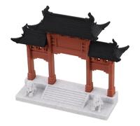 DECHOUS Ancient Chinese Mini Memorial Archway Model, Micro Landscaping Decoration for Aquarium and Bonsai, Small-size Traditional Gate Ornament for Micro Landscape Building