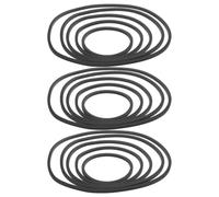 DECHOUS Aquarium Floating Plant Rings Floating Ring Shape Holder 15pcs for Fish Tank Eva Reusable Prevents Filter Clogging Suitable for Freshwater Aquarium