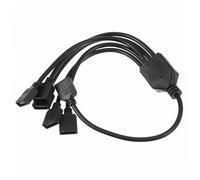 DECHOUS Argb Sync Line Splitter Cable to Ways Connector for Computer Led Strip Extension Wire