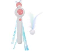 DECHOUS Automatic Retractable Cat Teasing with Gravity Sensor Interactive Wand for Indoor Cats Easy One-button Operation for Exercise and Fun