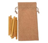 DECHOUS Bamboo Divination Sticks 10Pcs Chinese I Ching Fortune Telling Tools for Traditional Astrology and Spiritual Practice