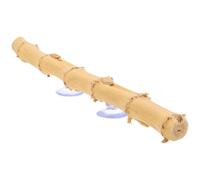 DECHOUS Bamboo Root Reptile Climbing Branch Suction Cups Wooden Terrarium for Small Pets and Lizards Decorative Cage Rack Reptile Accessories for Tank Decor