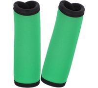 DECHOUS Barbell Grips 2Pcs Detachable Polyester Pads Horizontal Bars Cover Non-Slip Grip Pads for Indoor Pull-Up Bar Strength Training Green