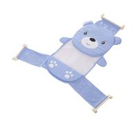 DECHOUS Bather Foldable Mesh Bath Support Net Strap Holding for and, Blue Bathroom Seat for Comfortable Bathing and Safety