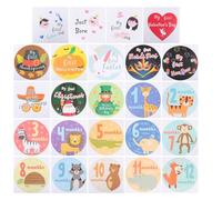 DECHOUS Beautiful Paper Stickers, to Record Milestones and Monthly Milestone Stickers Capture Memories Baby for Newborn Infant for Photos Scrapbooking