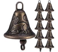 DECHOUS Bell Pendants 50Pcs Alloy Elegant Creative Pendants for Jewelry, Convenient to String, DIY Crafting Project, Craft Lovers