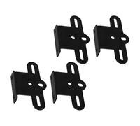 DECHOUS Bicycle Rear Reflector Mount Bracket 4Pcs L-Shaped Fixing Clips for Bike Tail Light Warning Plate Rear Rack Reflector Mount Suitable for Mountain Bike Accessories