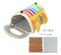 DECHOUS Bird Parakeet Hammock Bird Cage Bed Plaything for Parrot Warm Cloth Hut Indoor Use and Canaries for Friends Who Love to Feed The Parrot