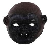 DECHOUS Black Pu Foam Monkey Mask for Men and Women, Safer and Environmentally Friendly Material, for Dancing Performance and Cosplay, Animal Mask for Halloween and Masquerade Parties
