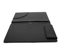 DECHOUS Black Pu Leather Restaurant Check Book with Convenient Design and Easy to Replace Contents, Cash Registers Card Holder for Dining Environment and Home Use