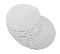 DECHOUS Blank with Non-slip Rubber Base and Smooth Precision Surface 12pcs round Mouse Mouse Pad Pad for Heat Press Sublimation Sublimation 2mm Thick White Suitable for Gaming and Office