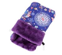 DECHOUS Blue Canvas Pet Sleep Pouch Lovely Deer Pattern, Secure Resting Spot and Easy to Clip on Cage, for Cats and Chinchillas in Pet Cage during Winter