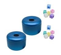DECHOUS Box and Design with Vibrant Colour 2pcs Metal Material Bird's Mind and Motor Skills, Interactive Training Parrot for African Grey for Indoor