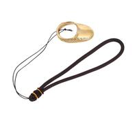 DECHOUS Brass Archery Thumb Ring 22mm with Anti-Loss Lanyard Metal Bow Finger Guard for Outdoor Hunting and Traditional Bow Shooting Practice