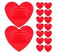 DECHOUS Breathable Waterproof Heart Shaped Bandages 20Pcs Small Patches for and Adults Everyday Use
