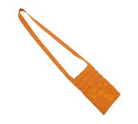 DECHOUS Buddhist Monk Crossbody Sling Bag Small 21x26cm Cotton Fabric Three-zip Pouch Scripture Book Bag for Pilgrimage Storage